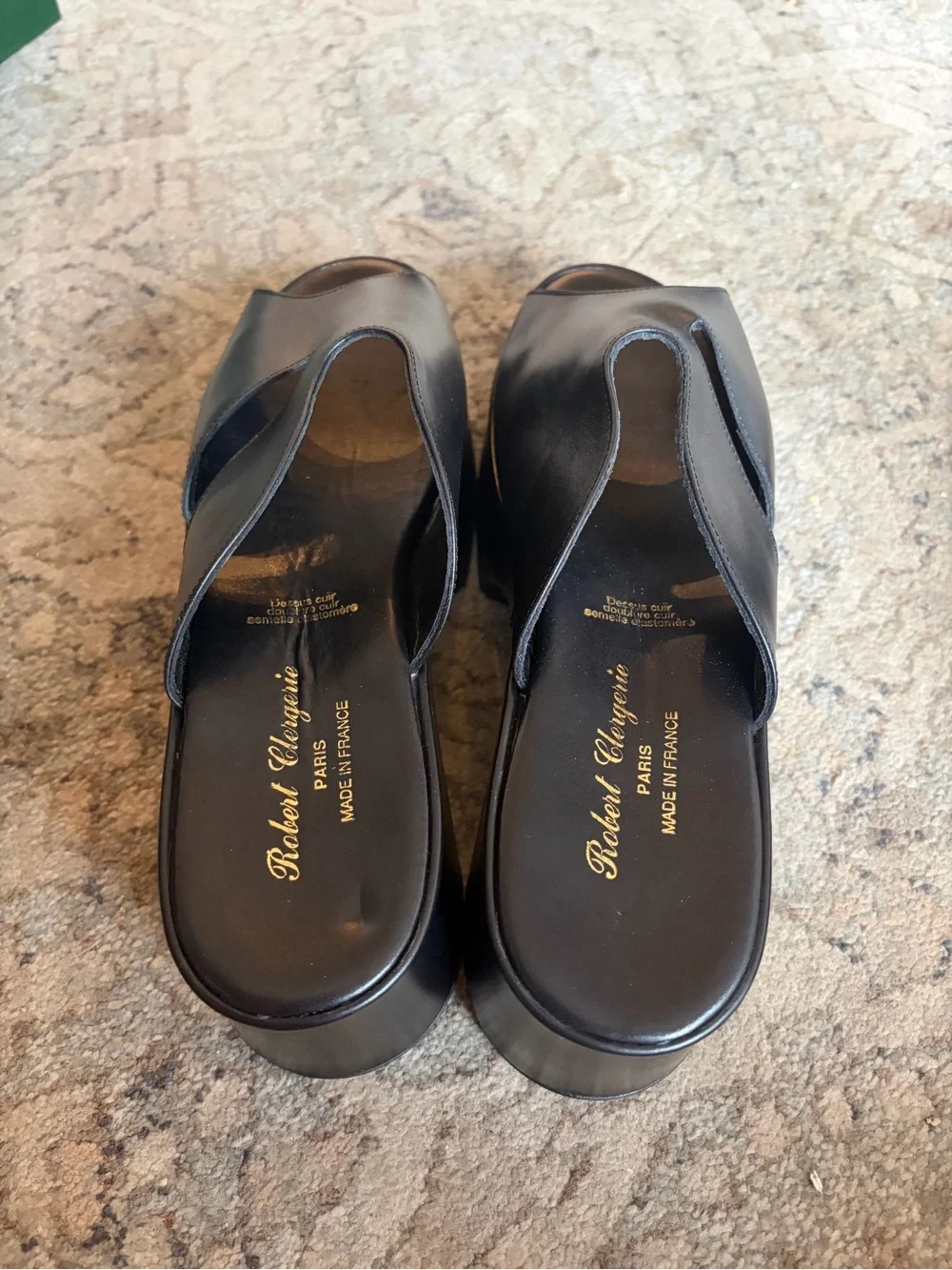 Black Robert Clergerie Platforms, size 9